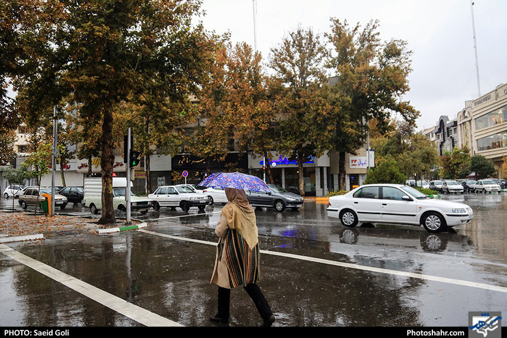 بارش باران در ۱۲ شهر خراسان رضوی