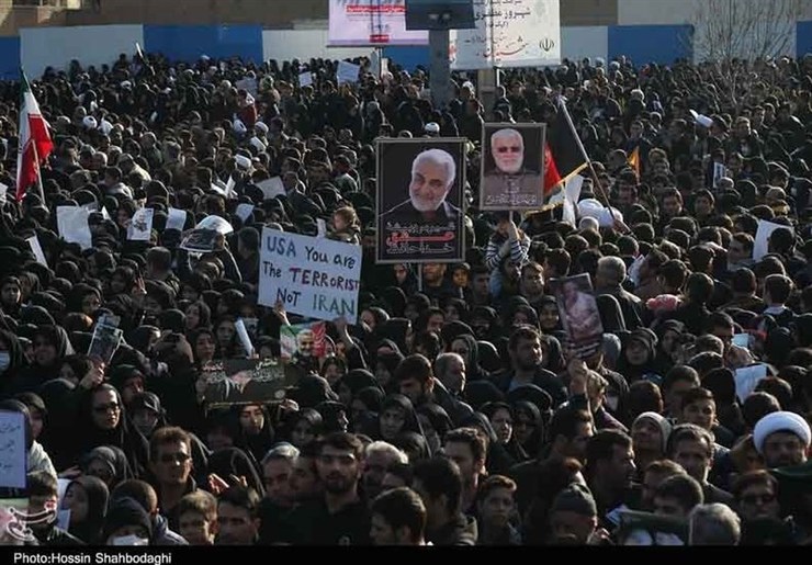 لغو مراسم خاکسپاری پیکر شهید سردار سلیمانی