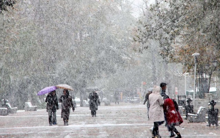 باران و برف در ۱۷ شهرستان خراسان رضوی