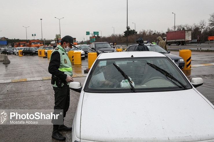 محدویت تردد باتوجه به رنگ بندی جدید شهر‌ها از ۲۵ اسفند تا ۱۵ فروردین