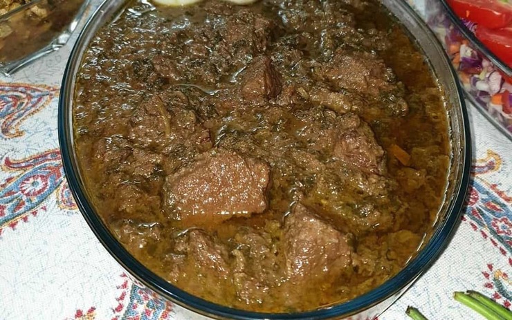 اسفناج گردو، خورش اصیل دامغانی است+ طرز تهیه