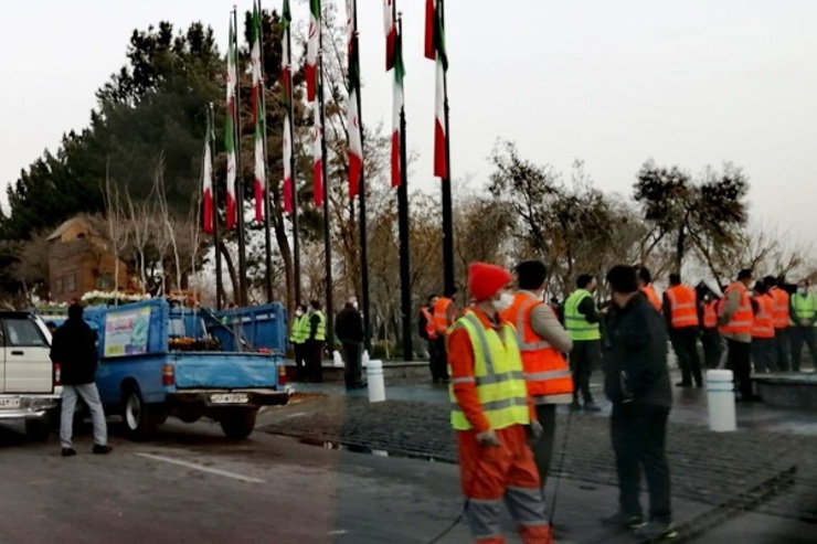 شهروند خبرنگار | استقبال از بهار ۱۴۰۱ در بلوار فرودگاه مشهد