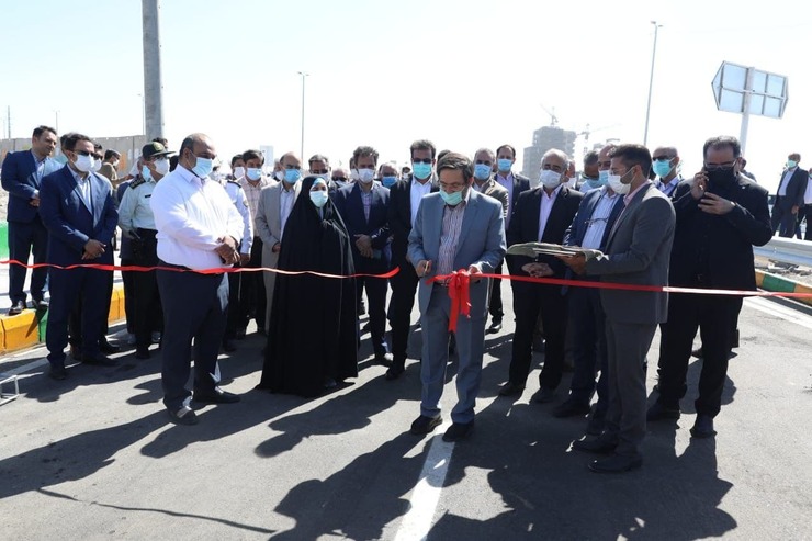 مسیر اتصال تقاطع چهارسطحی آزادگان به پل مهندس پرتوی افتتاح شد