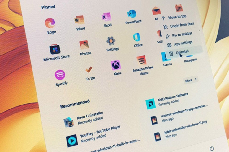 آموزش حذف برنامه‌ها در ویندوز ۱۱ + عکس