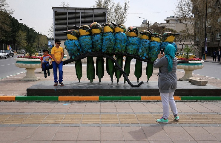 ۲۱ یادمان تعاملی در انتظار بهار ۱۴۰۱ مشهد