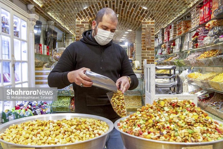 گزارشی از بازار آجیل در آستانه شب یلدا | آجیل مخلوط با تورم