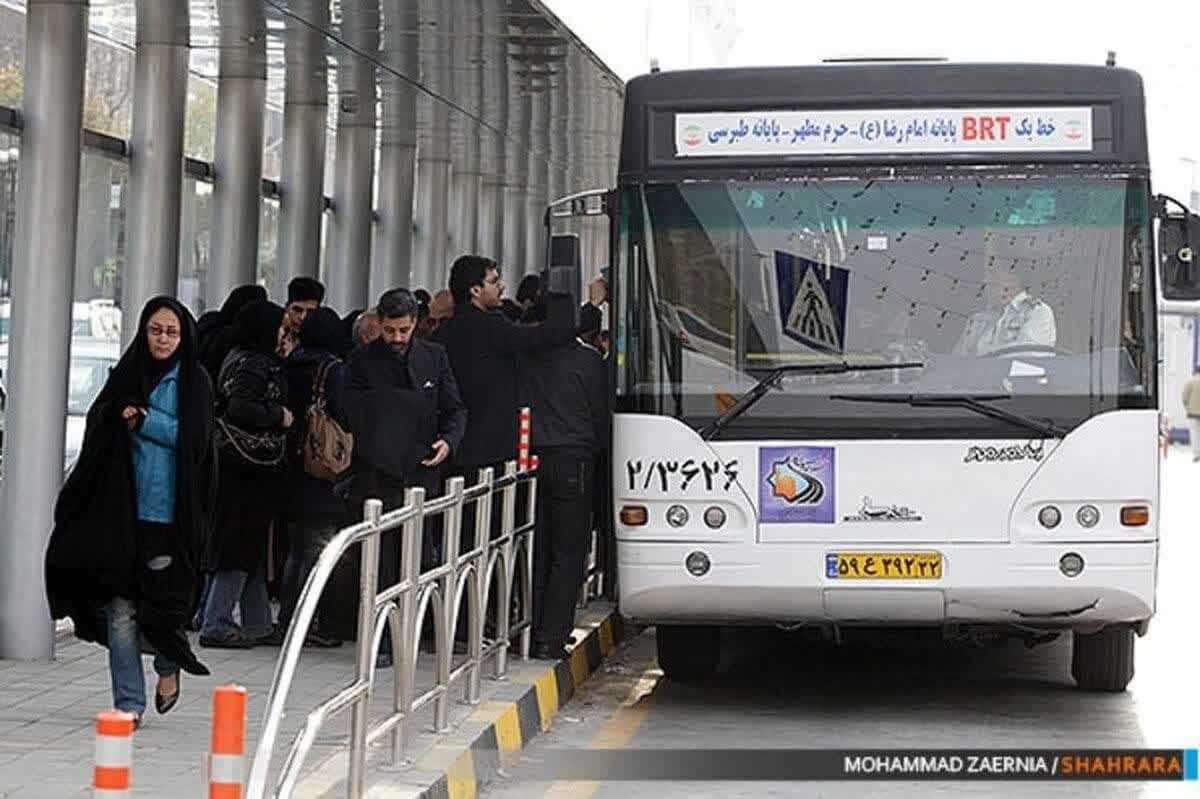 خدمت رسانی با تمام ظرفیت ناوگان اتوبوسرانی به شهروندان با توجه به برودت هوا