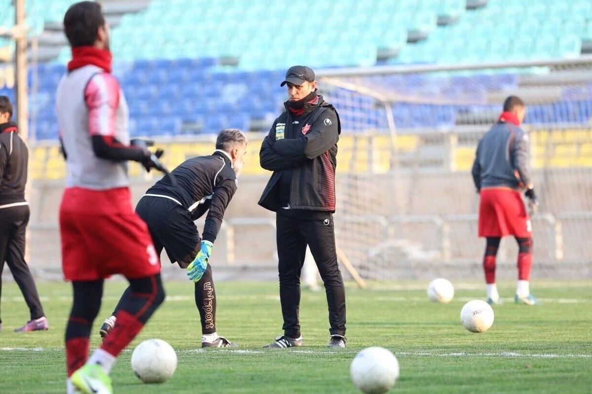 خط و نشان گل‌محمدی | پرسپولیس با امیدهایش تمرین کرد