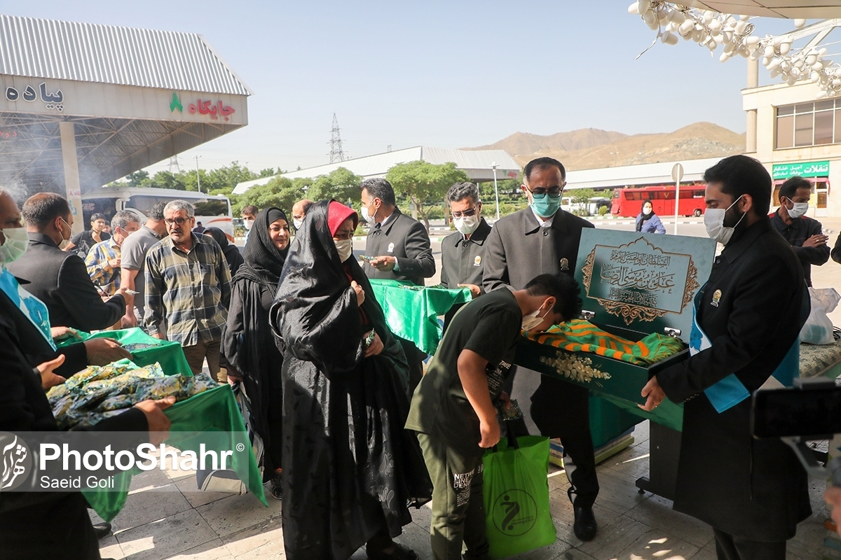 ورود بیش از ۹۰ درصد زائران به مشهد از طریق حمل و نقل جاده ای (۲۸ اسفندماه ۱۴۰۱)