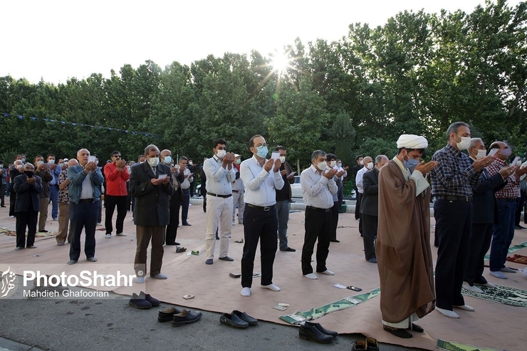  برگزاری نماز عید سعید فطر در گلزار شهدای آرامستان بهشت رضا (ع)