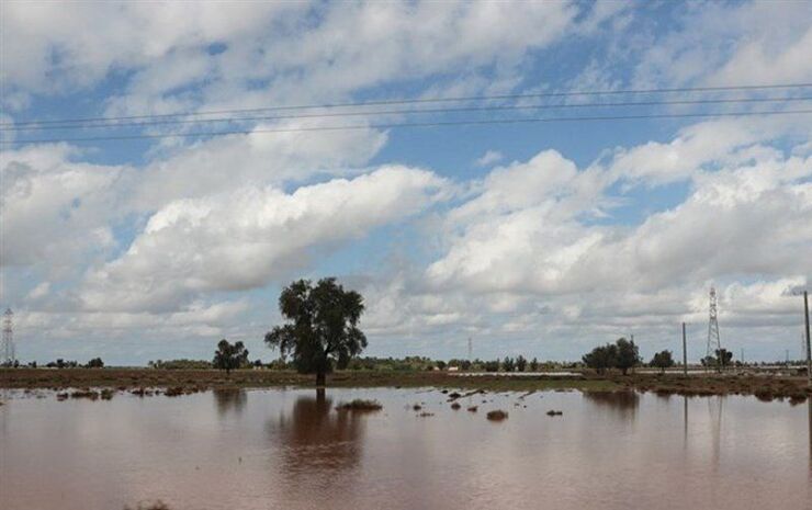 سیل روستای گل‌بهی بوکان آذربایجان غربی را در بر گرفت + فیلم