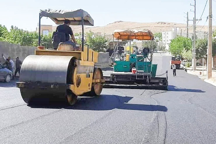 نهضت بزرگ آسفالت کردن معابر حاشیه‌شهر مشهد کلید خورد