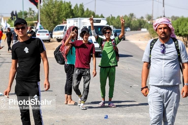 آغاز موج بازگشت زائران اربعین| پلیس: به زائران در مرز اجازه خروج می‌دهیم| بیشترین ازدحام در شلمچه و مهران است