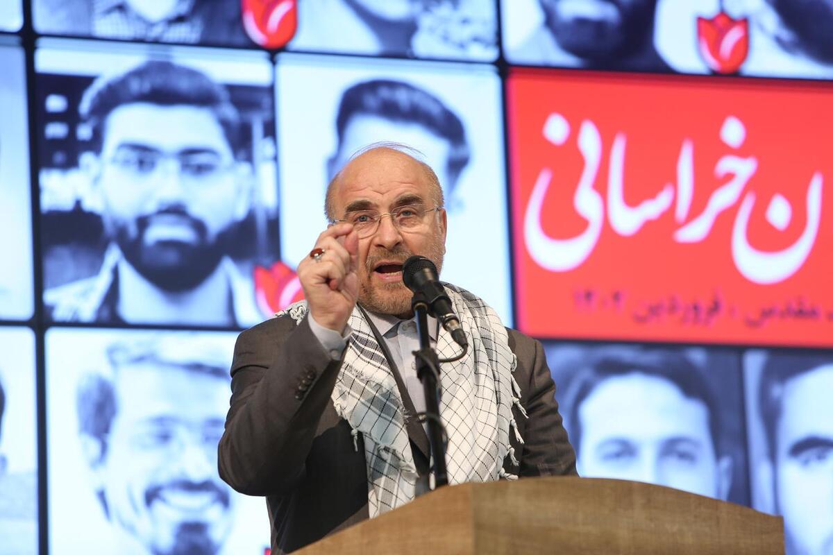 قالیباف در مشهد: خدای دفاع‌مقدس، خدای اقتصاد هم هست| الگوی حل مسائل کشور باید فرهنگ دفاع‌مقدس باشد+ فیلم