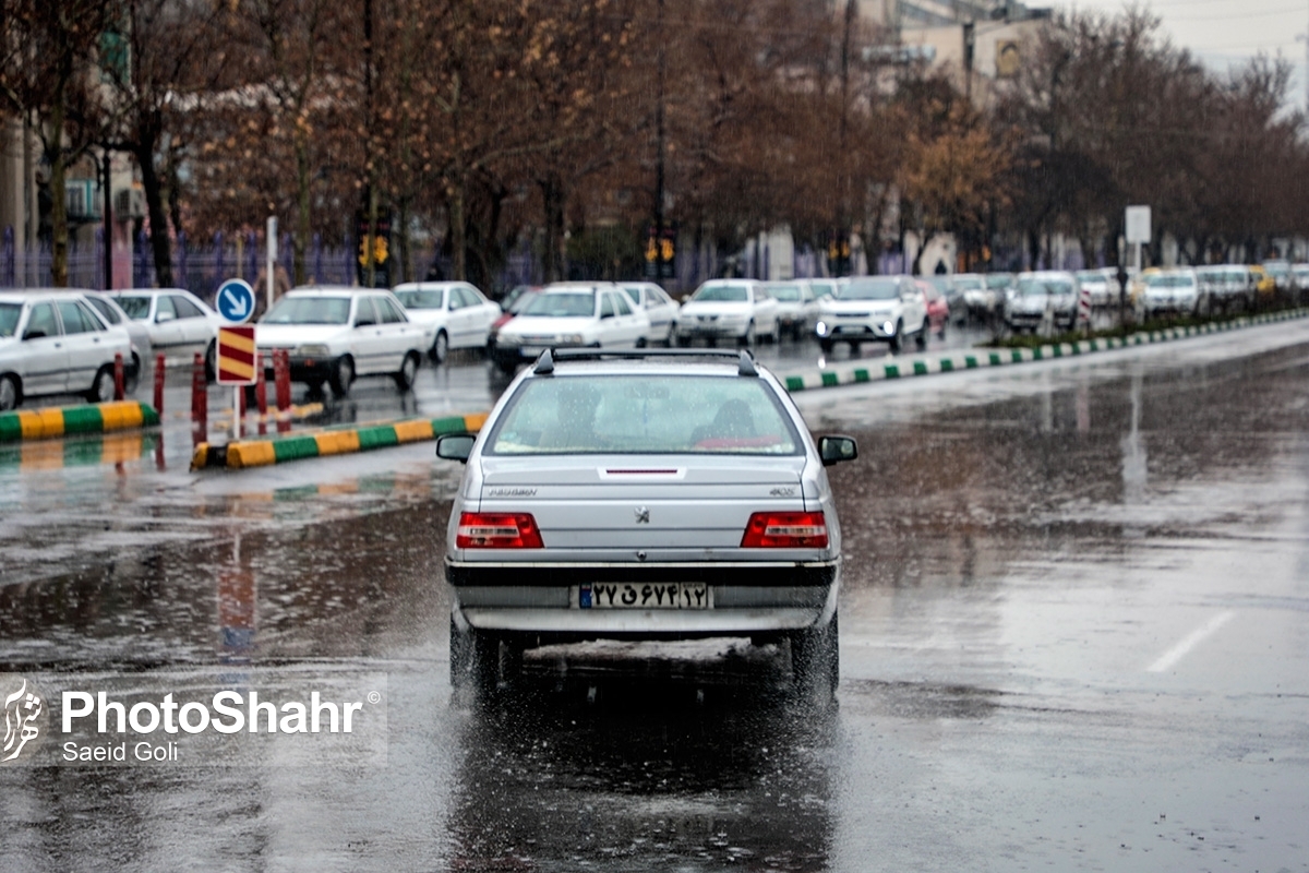 تداوم بارش باران و وزش باد در نقاط مختلف کشور (۳۰ بهمن ۱۴۰۲)