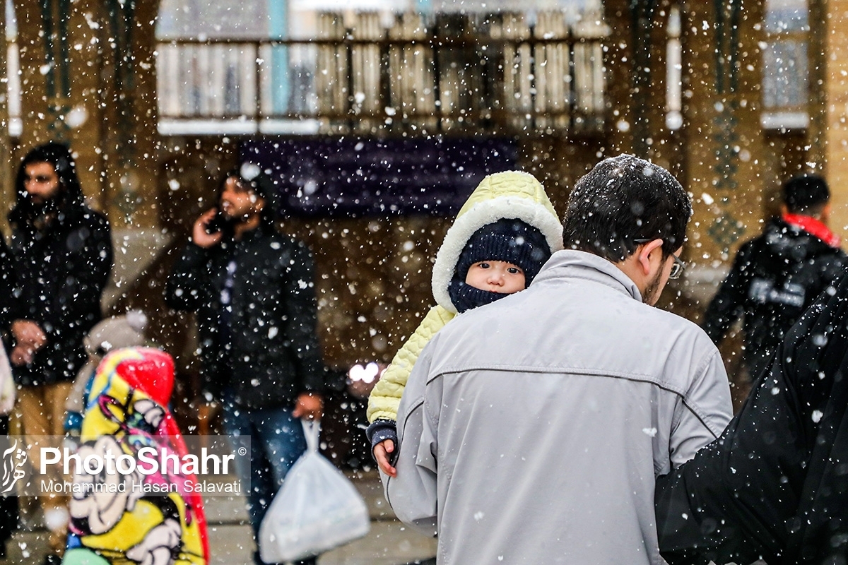 بارش برف در خراسان رضوی تا اواخر هفته ادامه دارد (٧ اسفند ١۴٠٢)