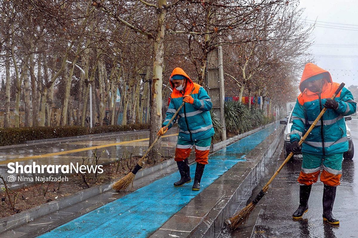 سربلند در سرمای استخوان‌سوز مشهد