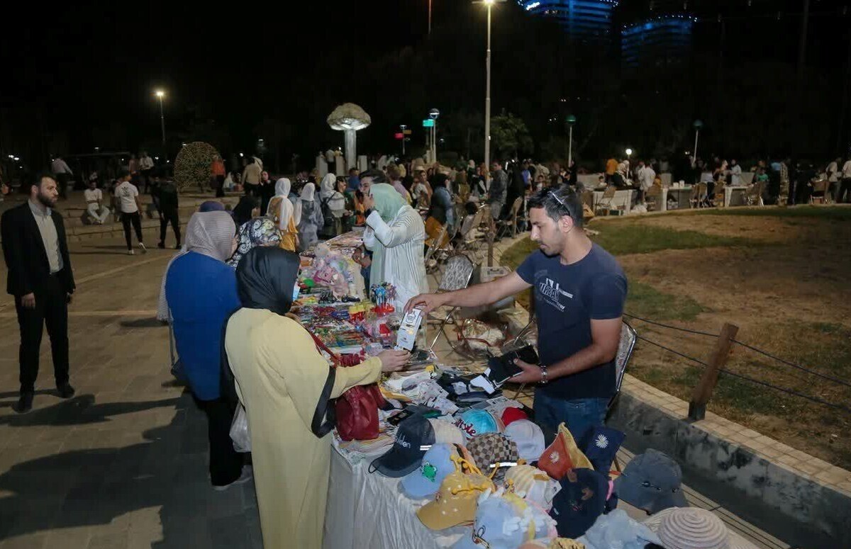 بازار موقت محصولات مشاغل خانگی و صنایع دستی کوهسنگی راه‌اندازی شد