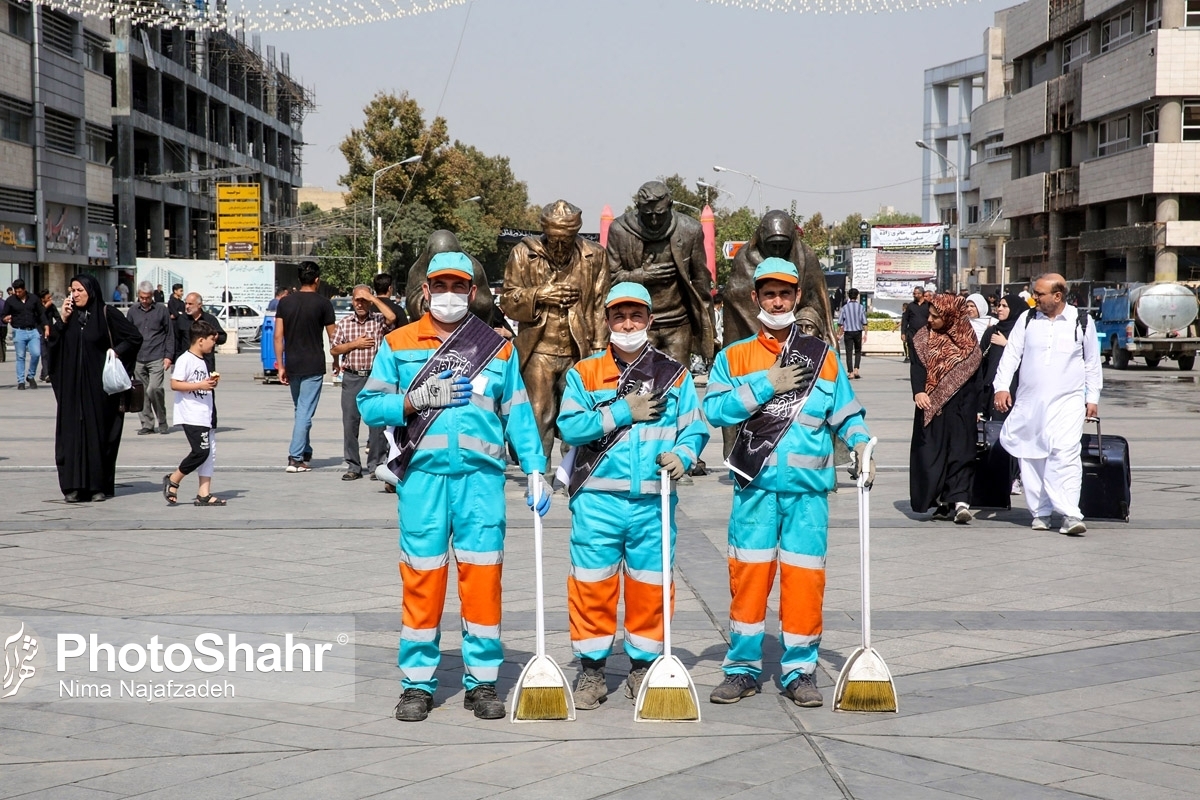 ویدئو | خدمت‌رسانی پاکبانان مشهدی تمام‌شدنی نیست