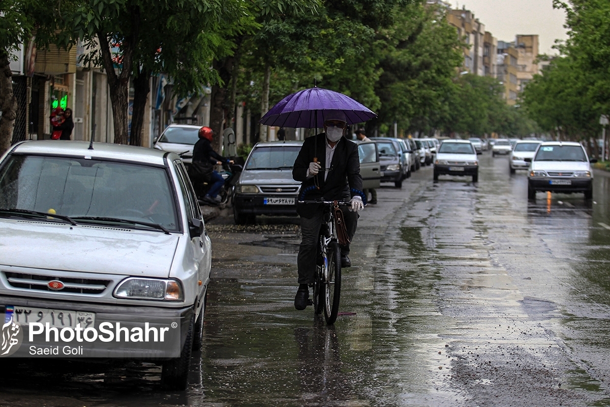 پیش‌بینی بارش باران و وزش باد در برخی استان‌ها | شرق‌نشینان منتظر سرمای پاییزی باشند (۱۳ مهرماه ۱۴۰۲)