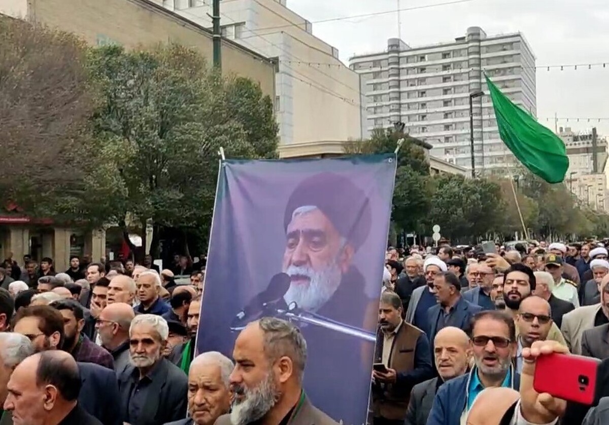 مراسم تشییع پیکر حجت‌الاسلام «سید جعفر ماهرخسار» برگزار شد | وداع با سید مرثیه‌خوانان حرم رضوی