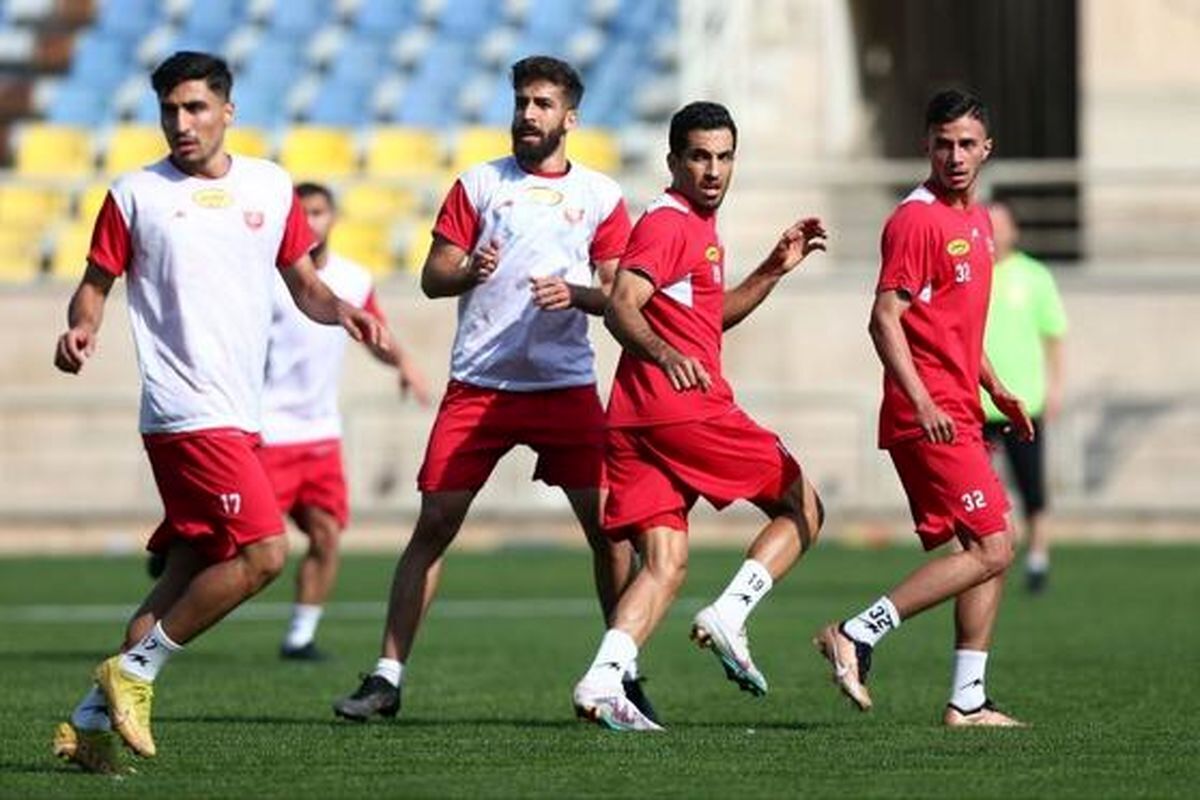 شروع نصف و نیمه تمرین پرسپولیس