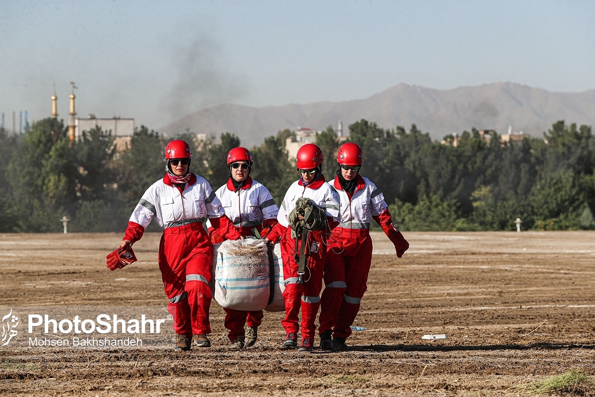 خدمت رسانی جمعیت هلال احمر خراسان رضوی به ۳۲۶ نفر مصدوم