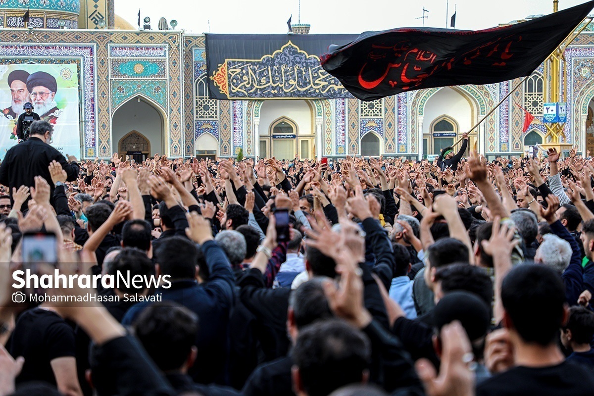 برگزاری مراسم چهارپایه خوانی در حرم مطهر رضوی