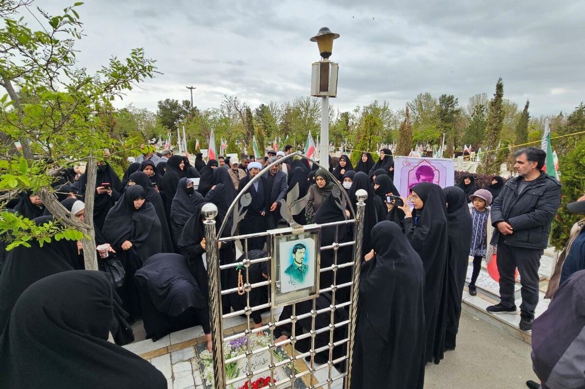 برگزاری سی‌ونهمین سالگرد شهادت شهید چراغچی، در بهشت رضا(ع) (۲۴ فروردین ۱۴۰۳)