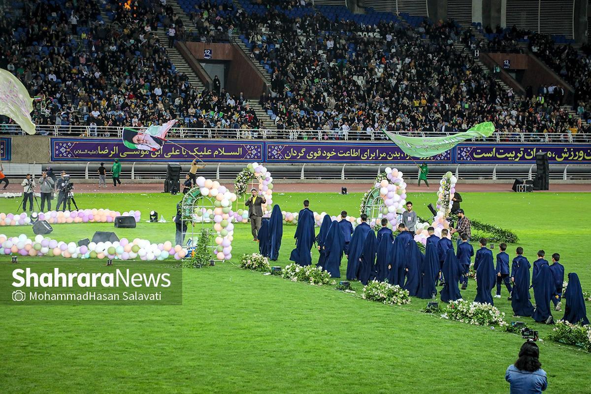 جشن بزرگ «خدا قوت کارگر» در مشهد برگزار شد + فیلم