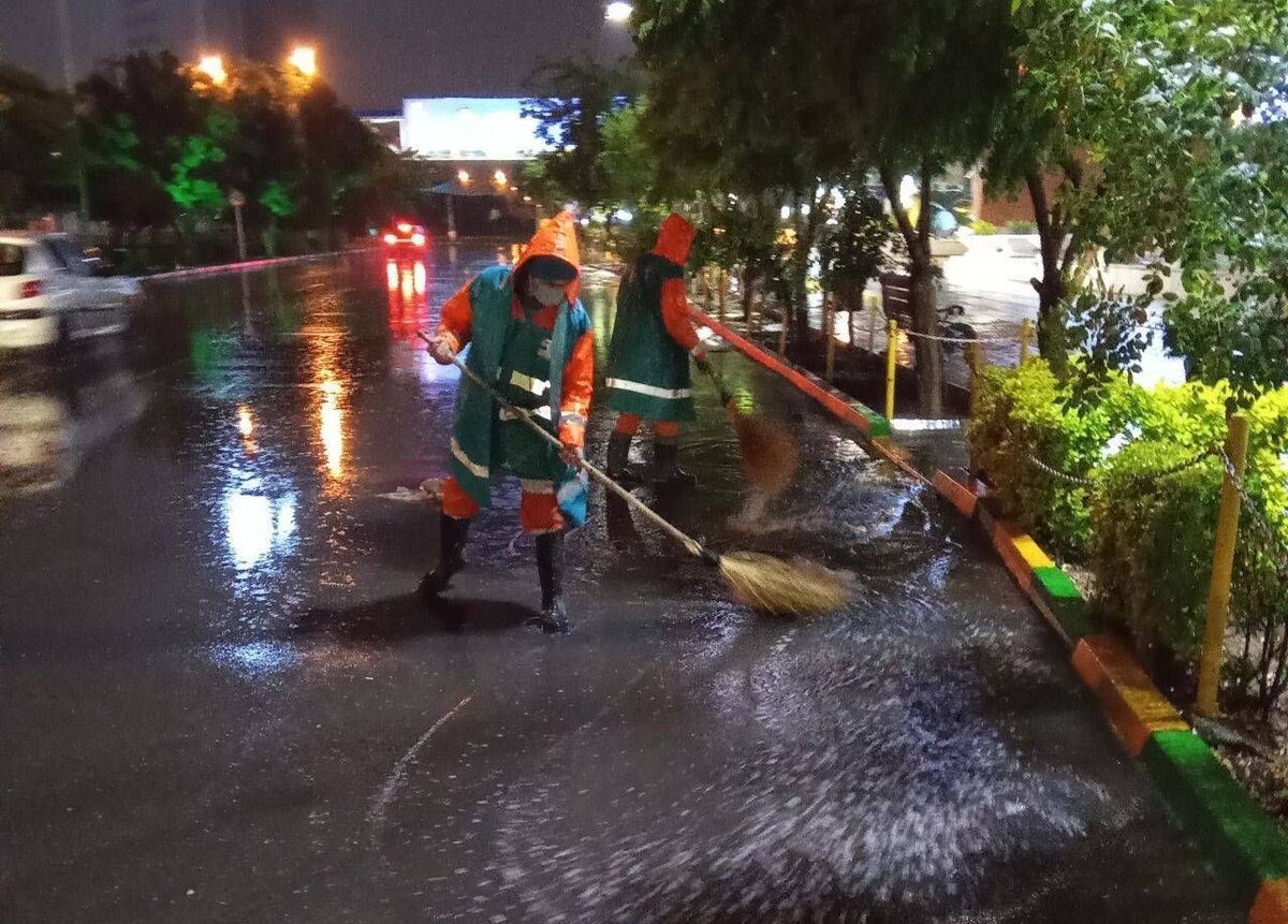 آماده‌باش کامل مدیریت شهری در پی هشدار سطح نارنجی هواشناسی در مشهد