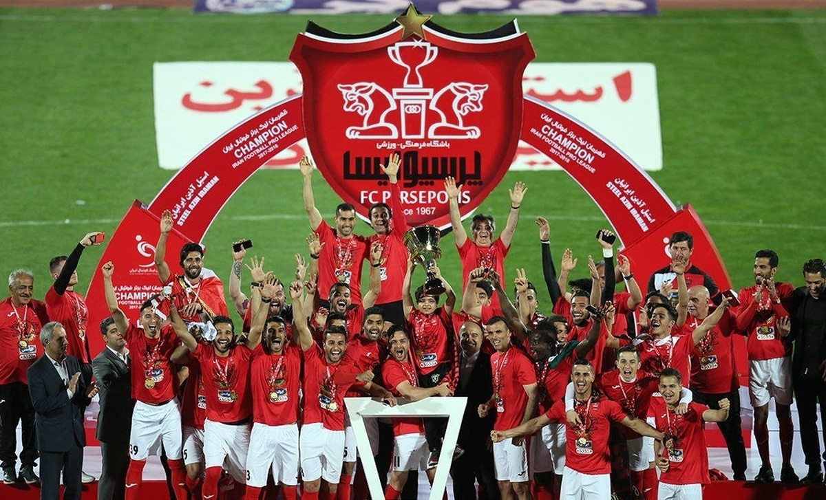 ویدیو جشن قهرمانی پرسپولیس پس از غلبه بر مس رفسنجان