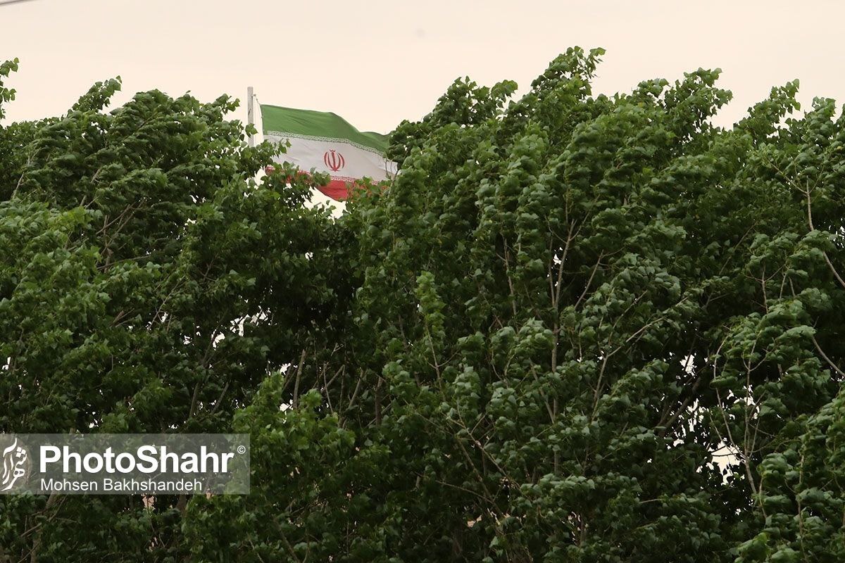 پیش‌بینی هواشناسی مشهد و خراسان رضوی (جمعه، ۲۵ خرداد ۱۴۰۳) | وزش باد شدید خراسان رضوی را فرا می‌گیرد