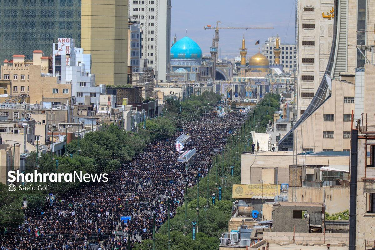 رئیس عقیدتی سیاسی منطقه پدافند هوایی شمال شرق: عزت و کرامت شهید آیت الله رئیسی در مراسم تشییع او، دو چندان شد