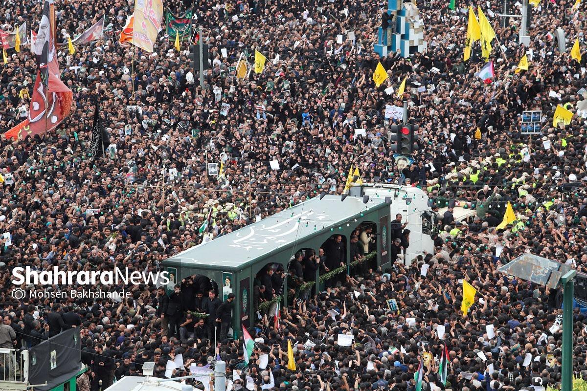 تعظیم جهان برای وداع با «رئیسی عزیز»| روایت خبرنگاران خارجی از تشییع شهیدجمهور