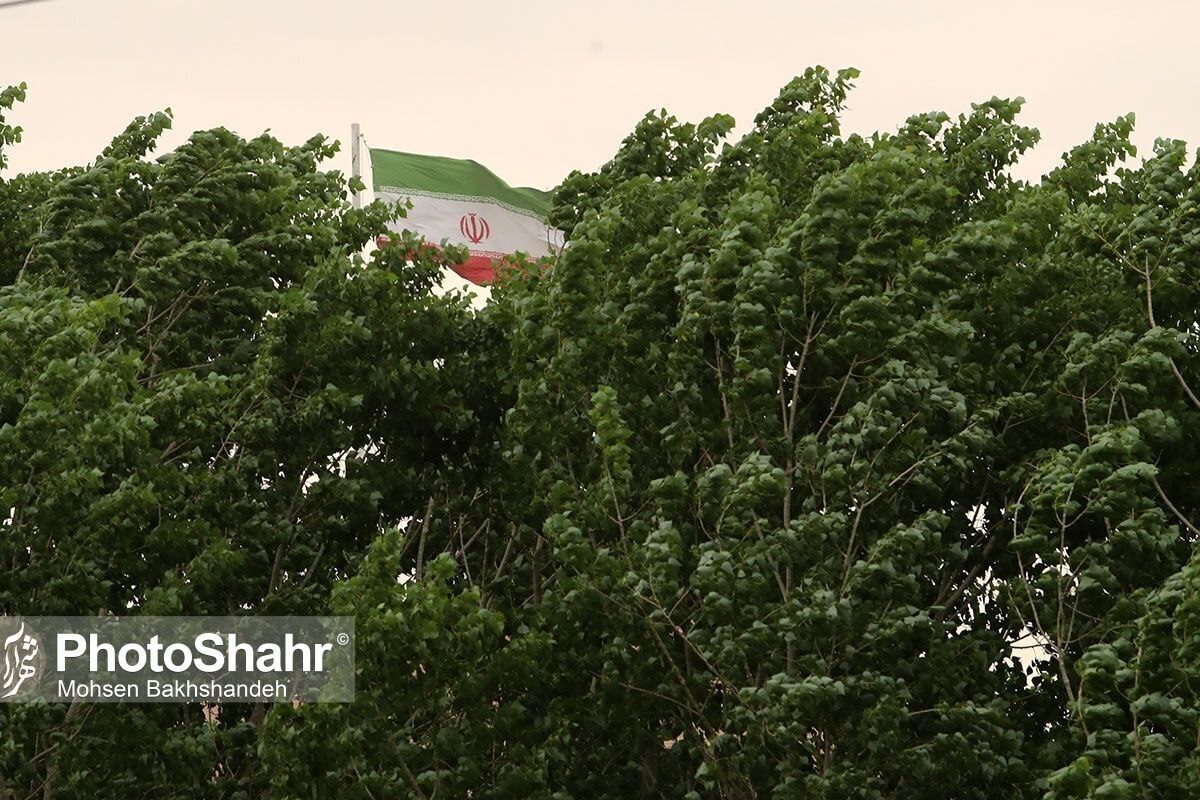 وزش باد و نوسان نسبی دما در نوار شمالی کشور | اهواز گرم‌ترین مرکز استان ایران (یکم تیرماه ۱۴۰۳)