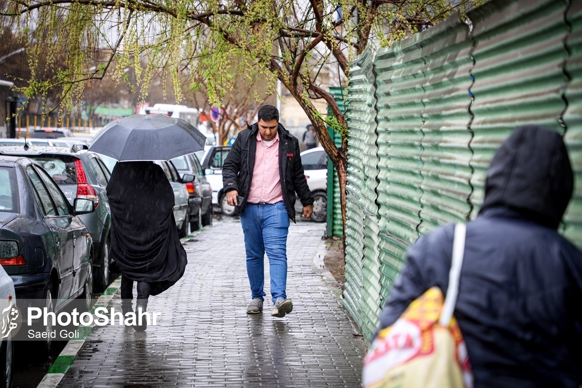 بارش باران شدید در مشهد خسارت جدی نداشت (۲۲ تیر ۱۴۰۳)