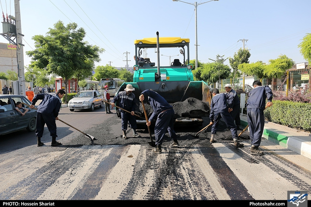 سهم ۵۵ درصدی حاشیه شهر مشهد از  ۴ میلیون مترمربع آسفالت