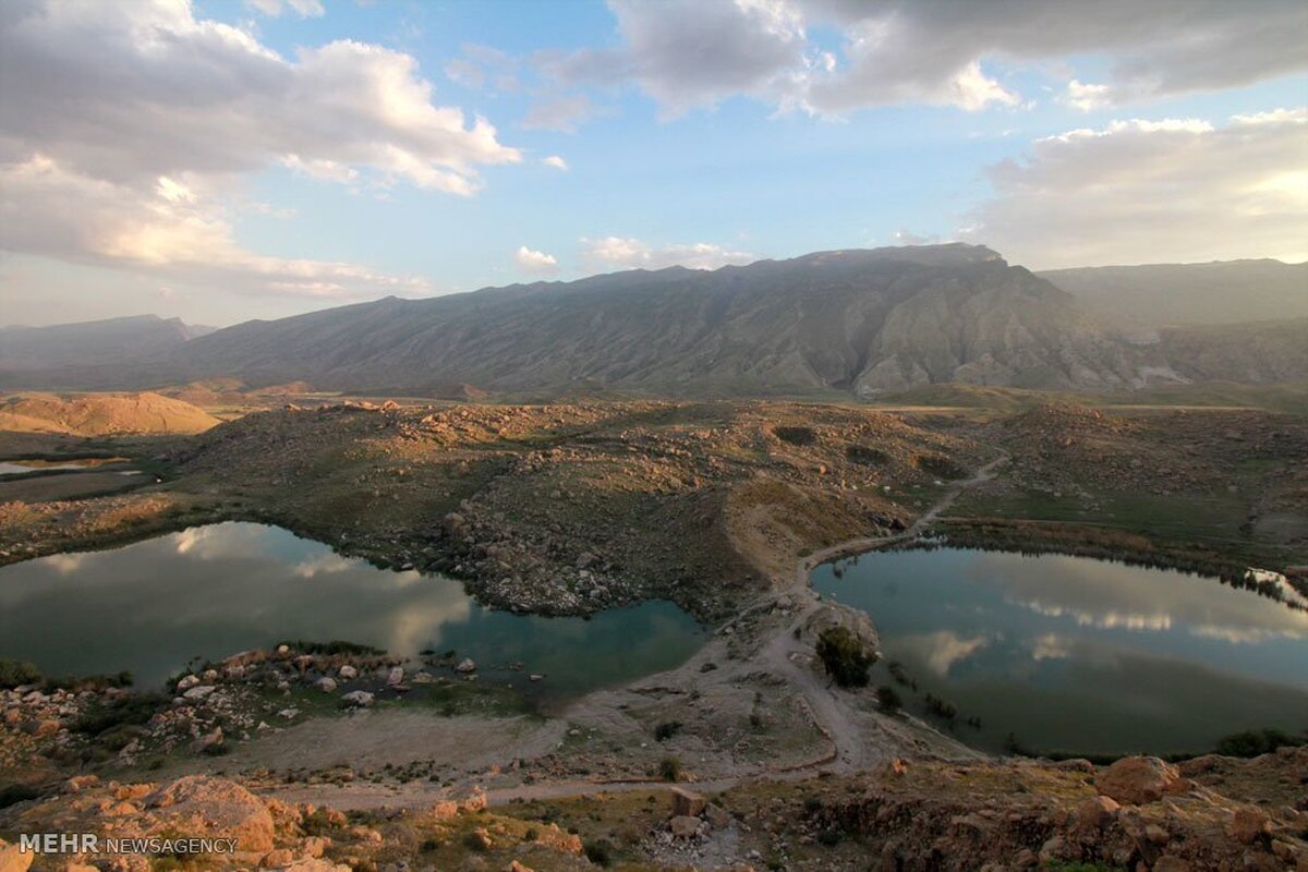 ویدئو| نمایی زیبا از تالاب ولیعصر شهرستان پل‌دختر