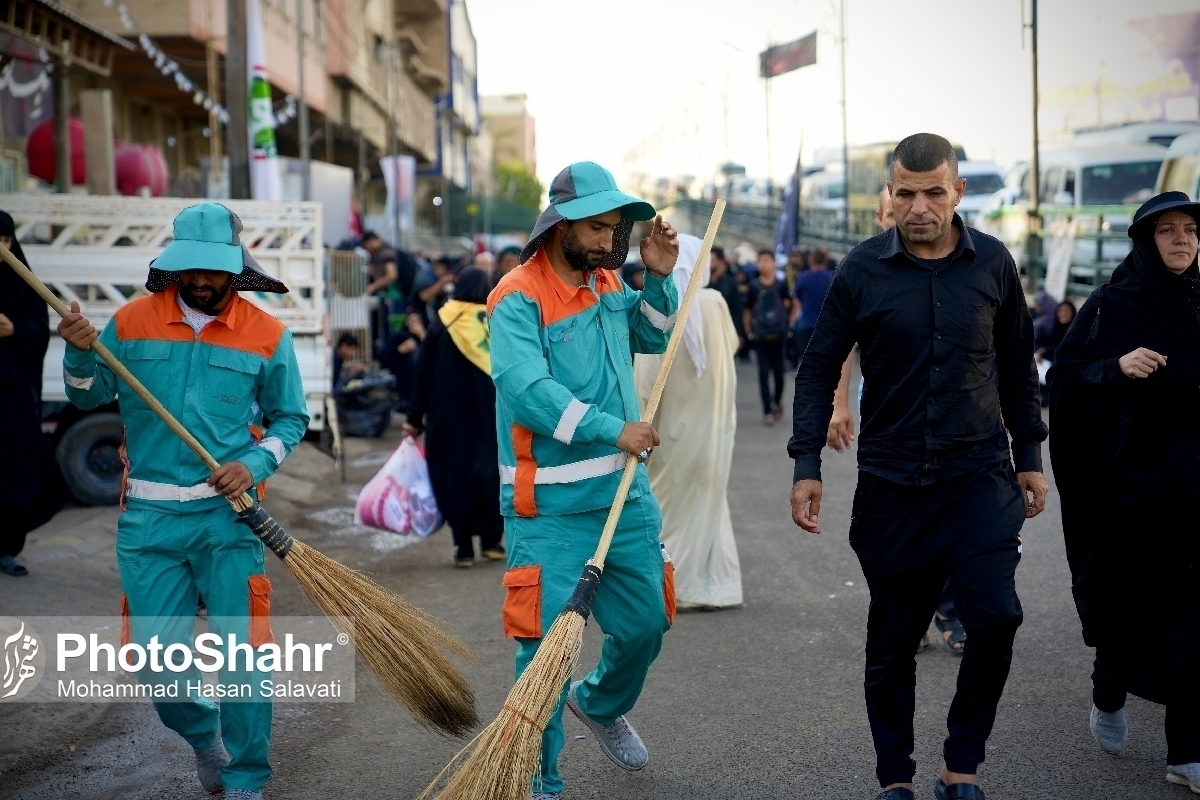 اعزام دهمین کاروان خدام الحسین (ع) شهرداری مشهد به نجف اشرف