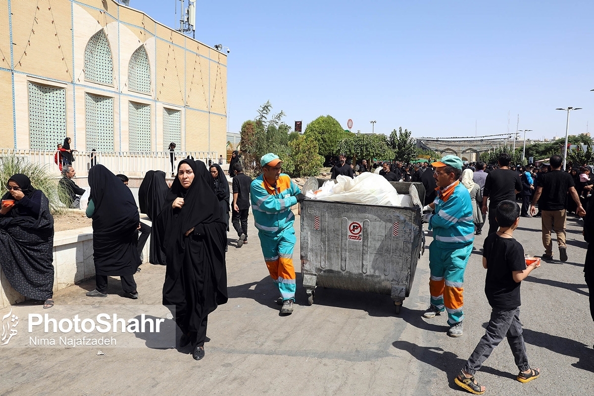 آغاز پاکسازی مبادی ورودی مشهد در هفت محور اصلی از روز گذشته (۹ شهریور ۱۴۰۳)